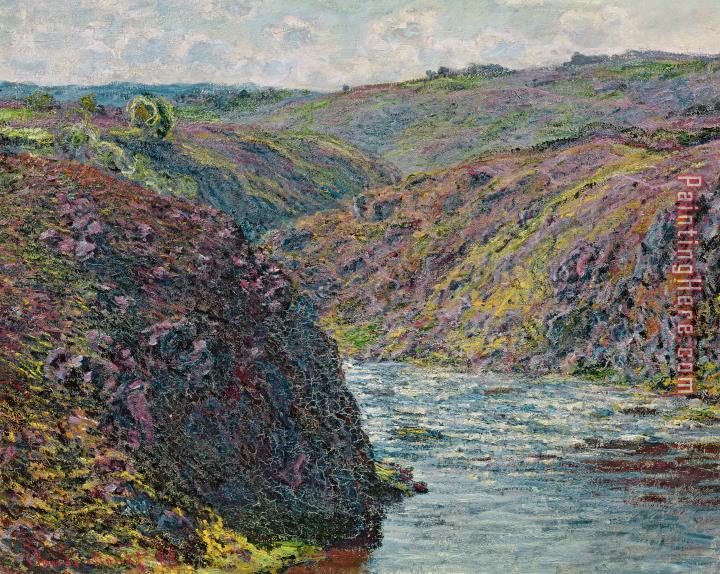 Claude Monet Ravines of the Creuse at the End of the Day